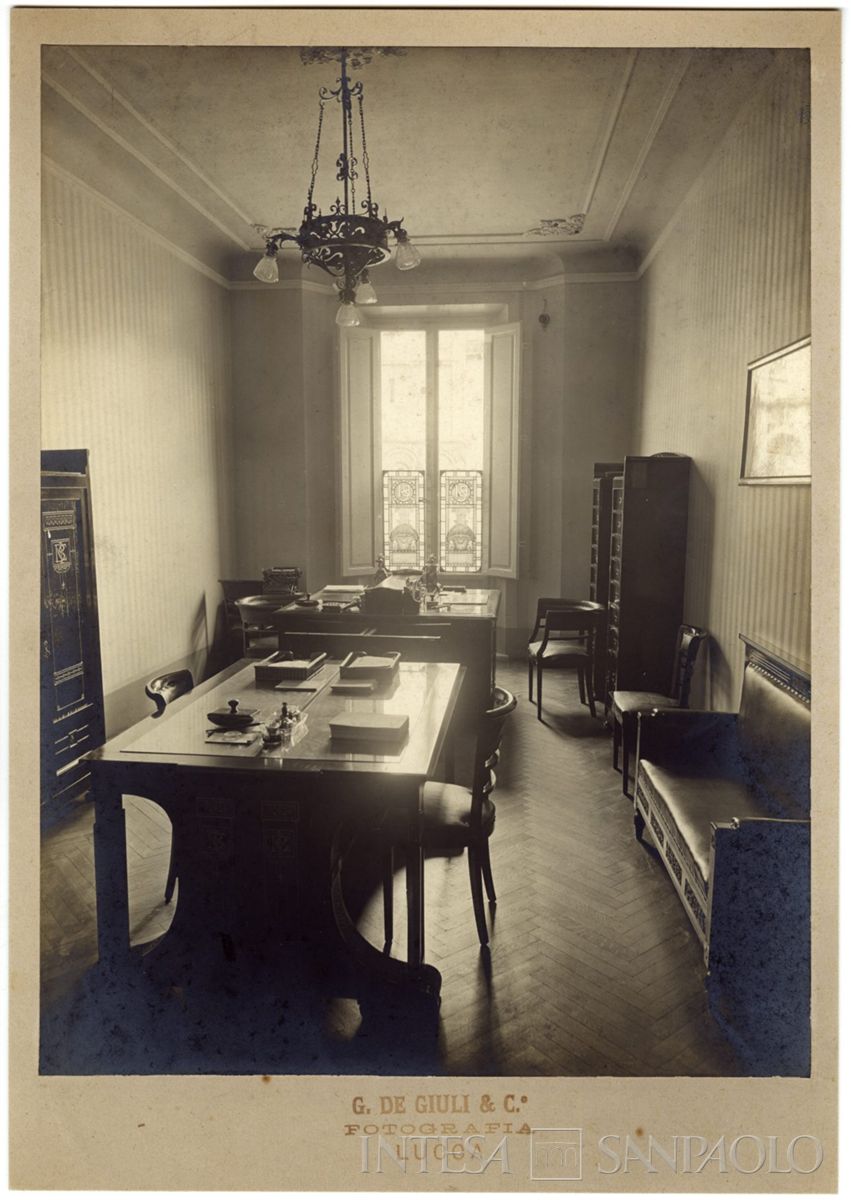 BCI, Lucca: succursale di Piazza San Michele 1, 1904-1930 circa (foto De Giuli G. & C.)