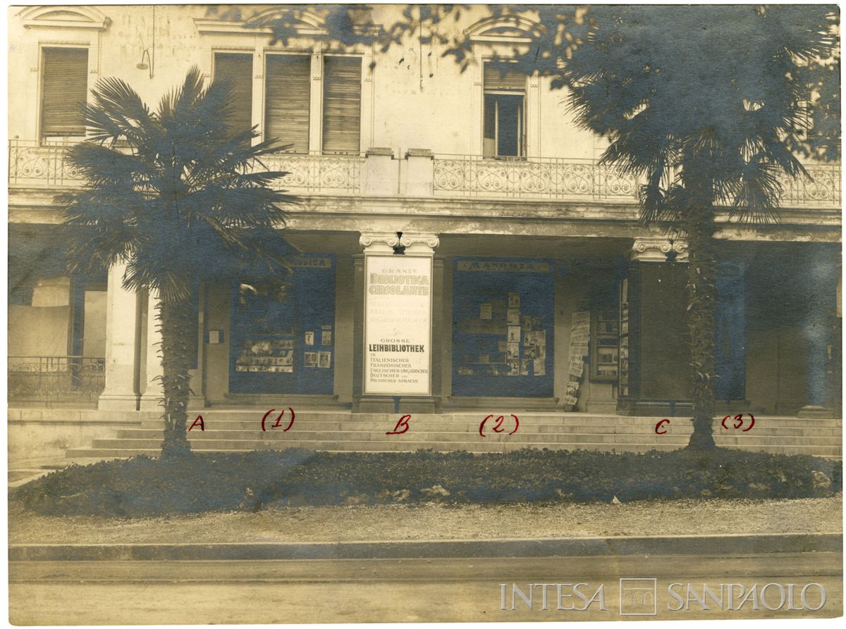 BCI, Abbazia: agenzia di Corso Vittorio Emanuele III, ante 1928 (fotografo sconosciuto)