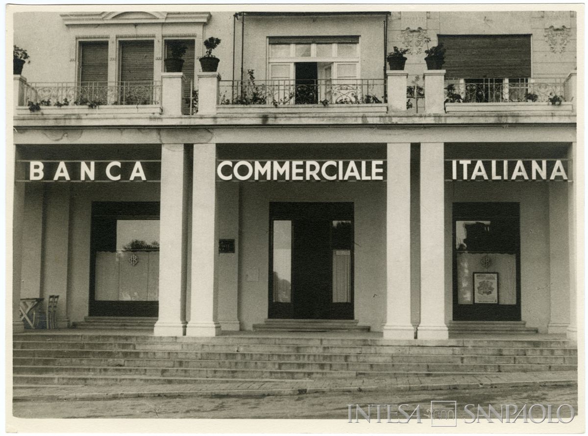 BCI, Abbazia: agenzia di Corso Vittorio Emanuele III, 1938 (fotografo sconosciuto)