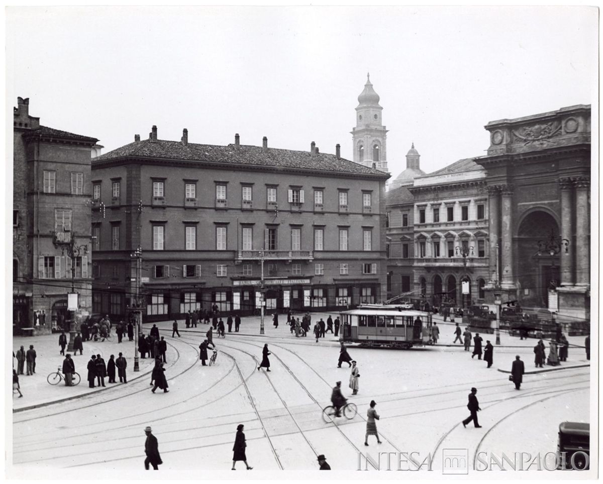 BCI, Parma: succursale di Piazza Garibaldi 7, ante 1938 (foto Alberto Montacchini)