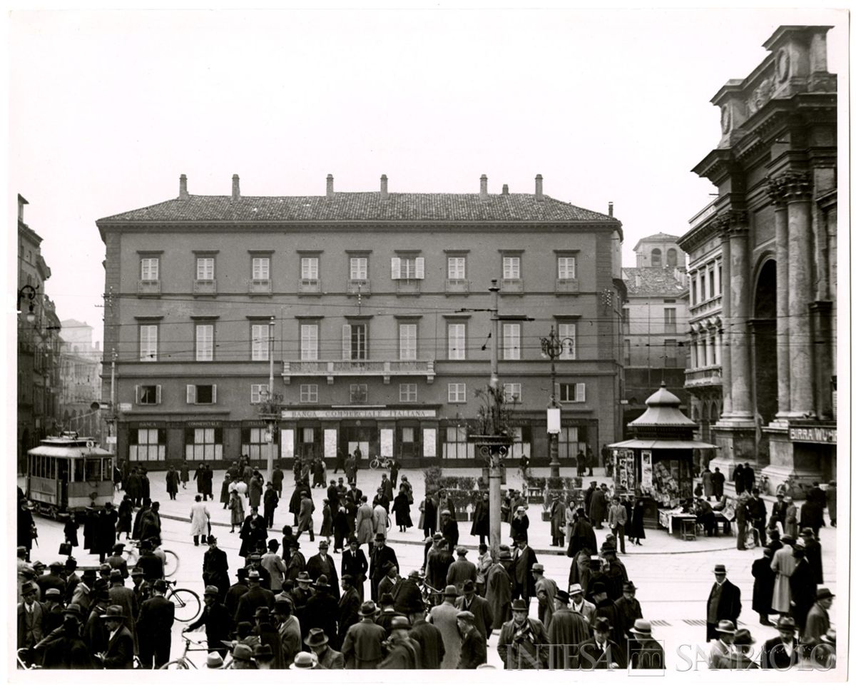 BCI, Parma: succursale di Piazza Garibaldi 7, ante 1938 (foto Alberto Montacchini)