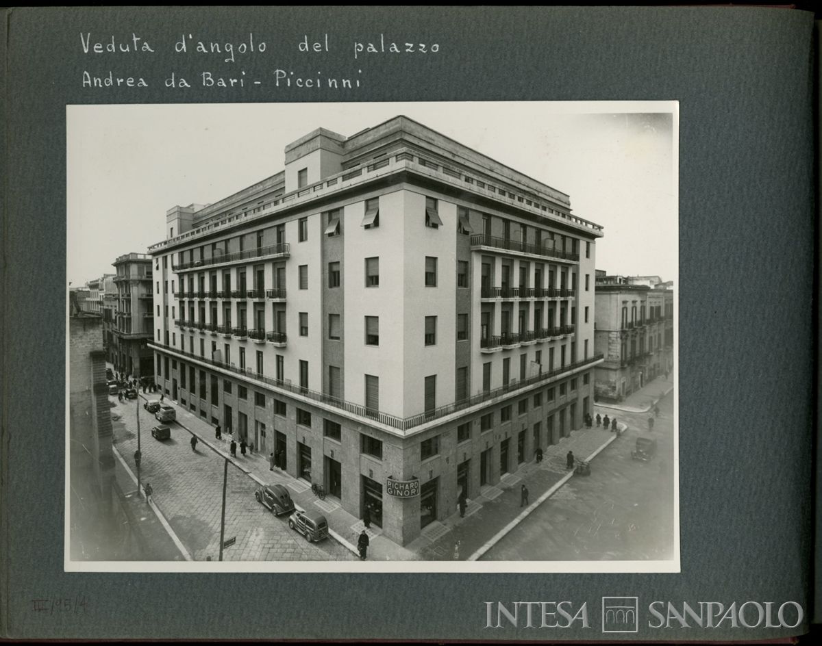 BCI, Bari: sede di Via Abate Gimma 86, 1950-1951 (foto Rusfa)