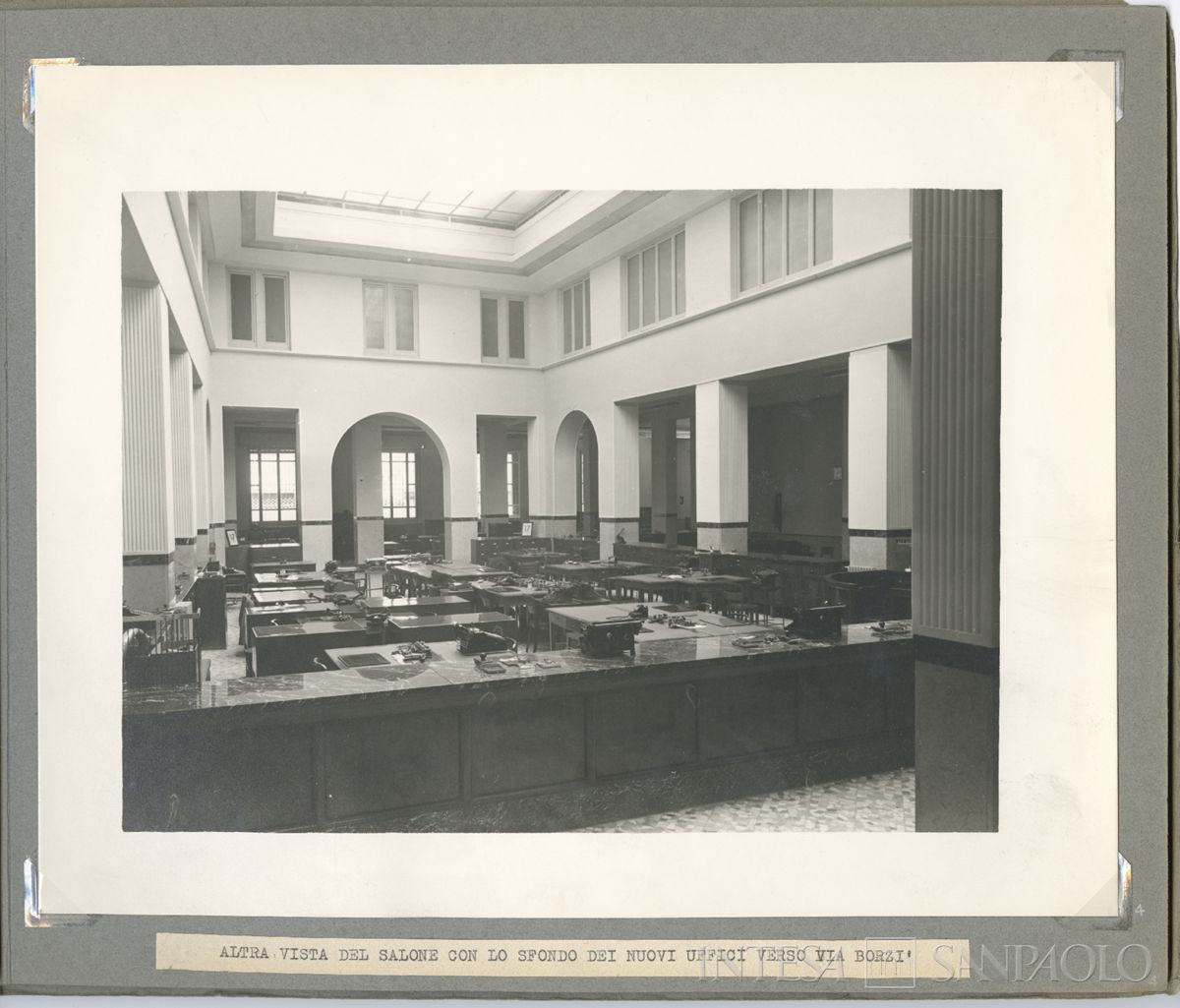 BCI, Palermo: sede di via Napoli 41, interno, post 1936 (fotografo sconosciuto)