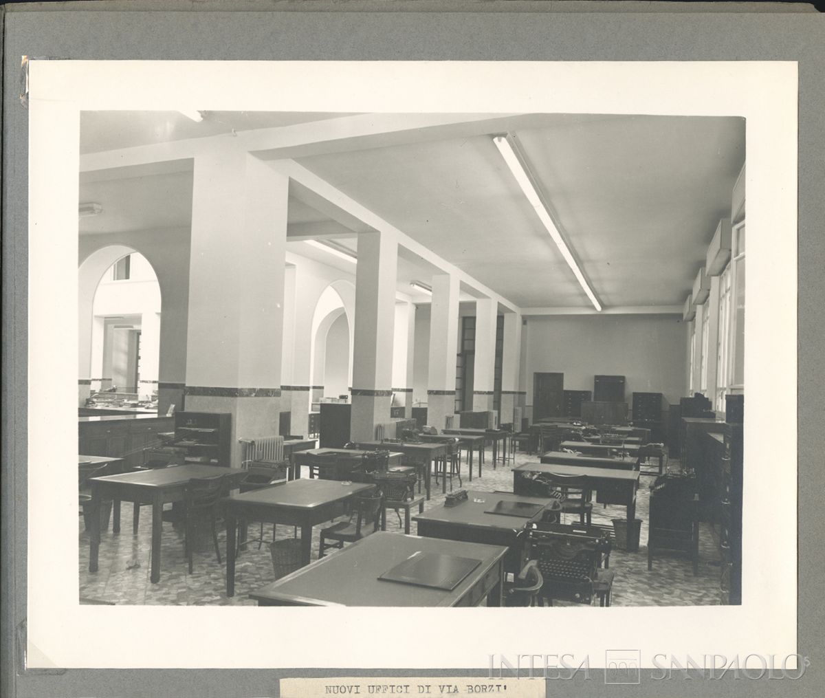 BCI, Palermo: sede di via Napoli 41, interno, post 1936 (fotografo sconosciuto)