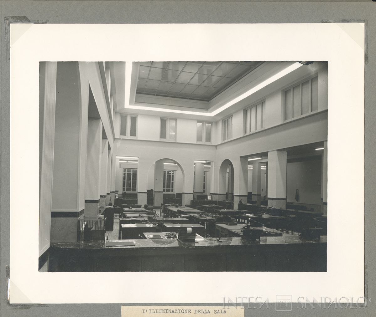 BCI, Palermo: sede di via Napoli 41, interno, post 1936 (fotografo sconosciuto)