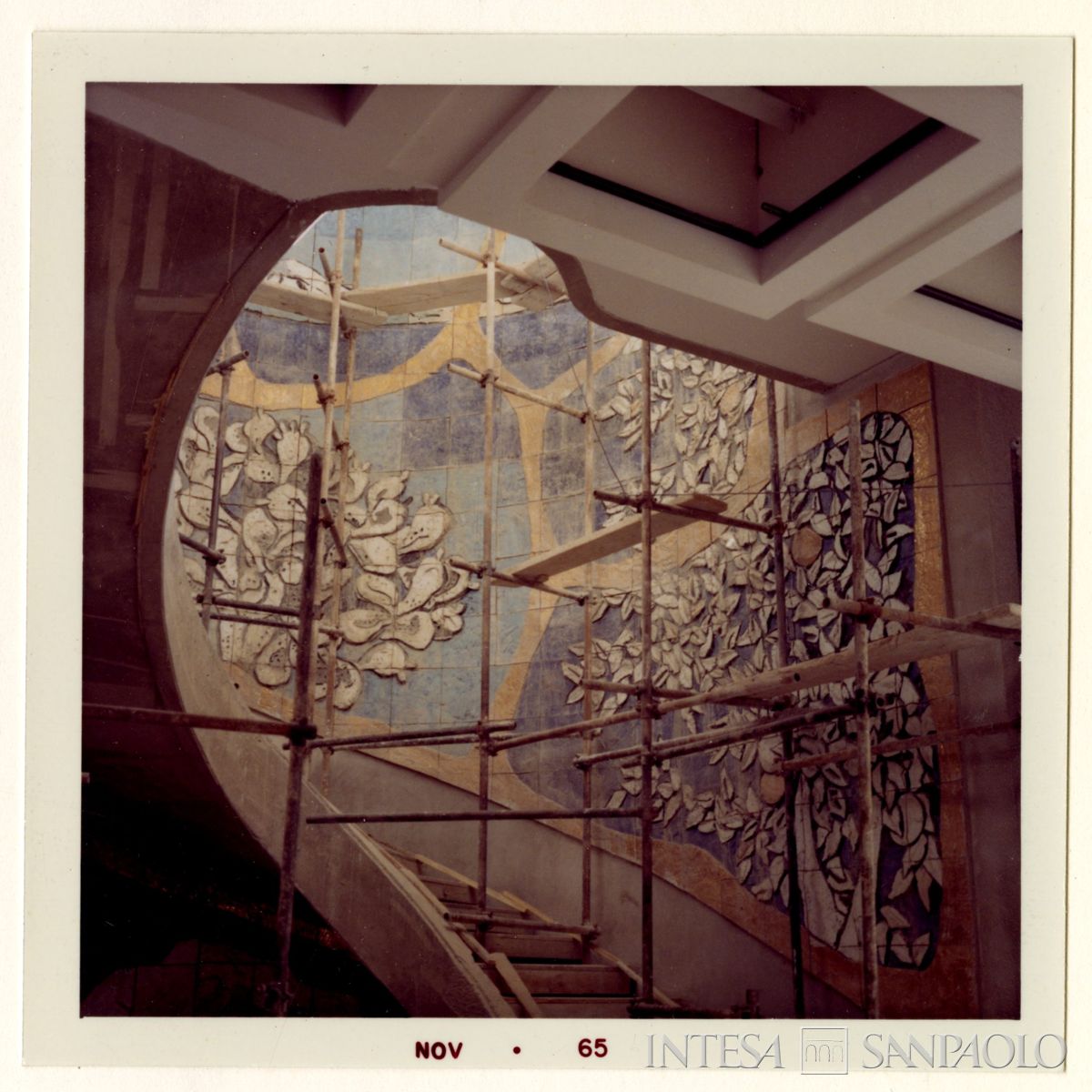 BCI, Palermo: sede di via Mariano Stabile 150/152. Facciata su via Mariano Stabile, fine 1965 (fotografo sconosciuto)