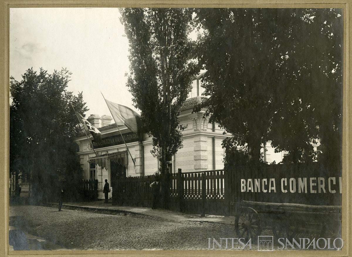 Banca Commerciale Italiana e Romena, Braila: succursale di Strada Vapoarelor 17, 1921 ca. (fotografo sconosciuto)