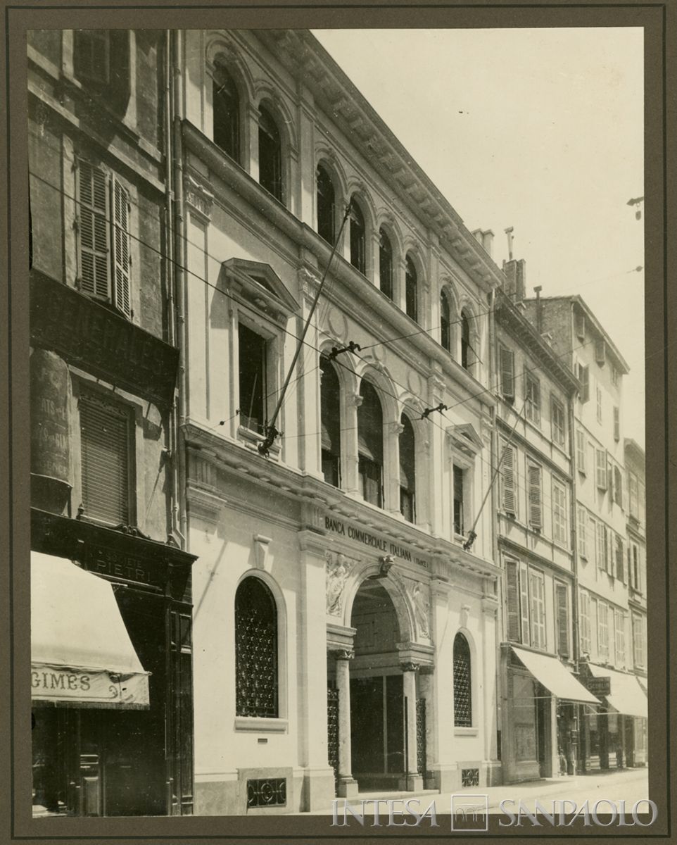 Banca Commerciale Italiana (France), Marsiglia: filiale di Rue Saint-Ferréol 75, 1920-1930 (fotografo sconosciuto)