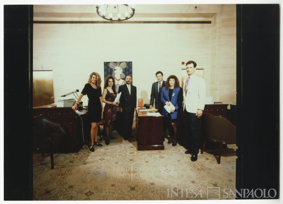 BCI, New York: filiale di One William Street, 1992-1993 (foto di C.D.S. Studios)