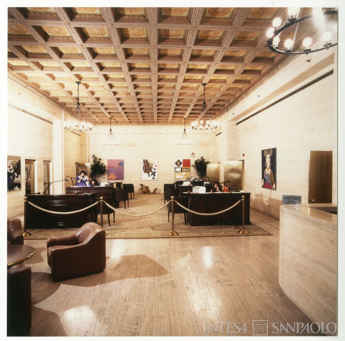 BCI, New York: filiale di One William Street, 1992-1993 (foto di C.D.S. Studios)