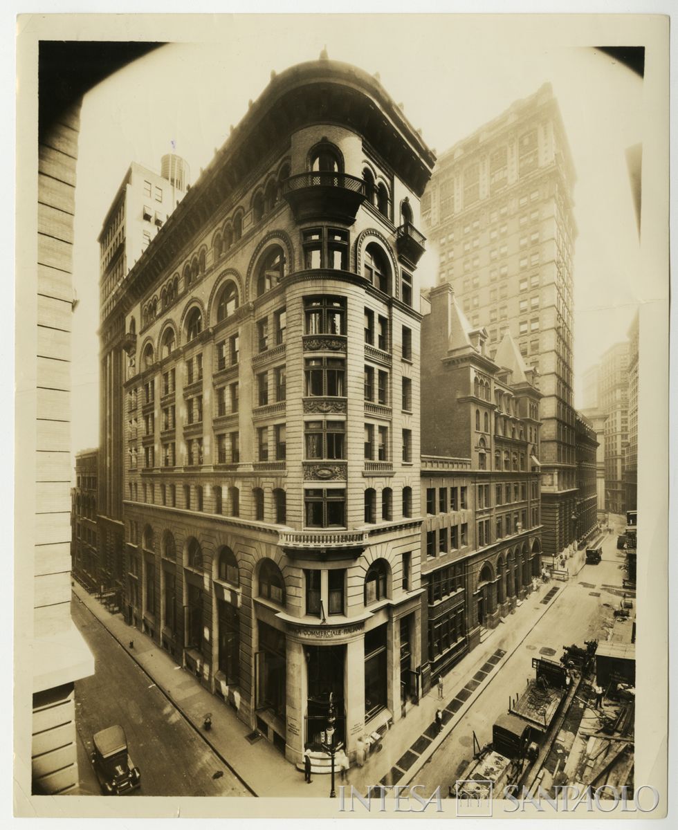 Banca Commerciale Italiana Trust Co., New York: sede di William Street 62-64, post 1924 (fotografo sconosciuto)