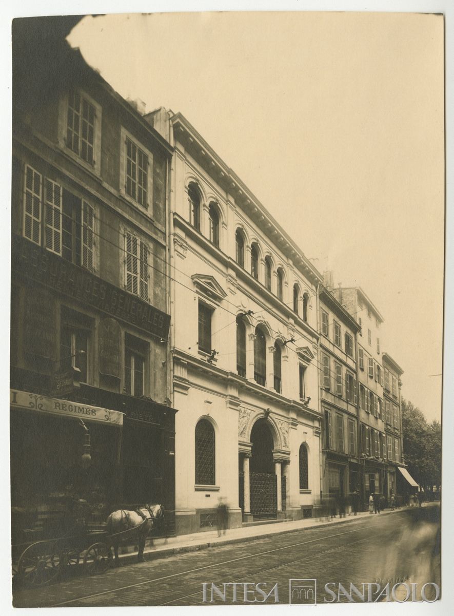 Banca Commerciale Italiana (France), Marsiglia: filiale di Rue Saint-Ferréol 75, 1919-1921 (foto di Detaille)