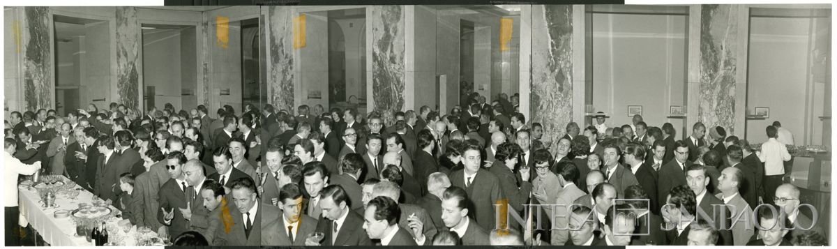 Buffet al cinquantesimo di Carlo Alessandro Canesi, 7 dicembre 1963 (Publifoto)