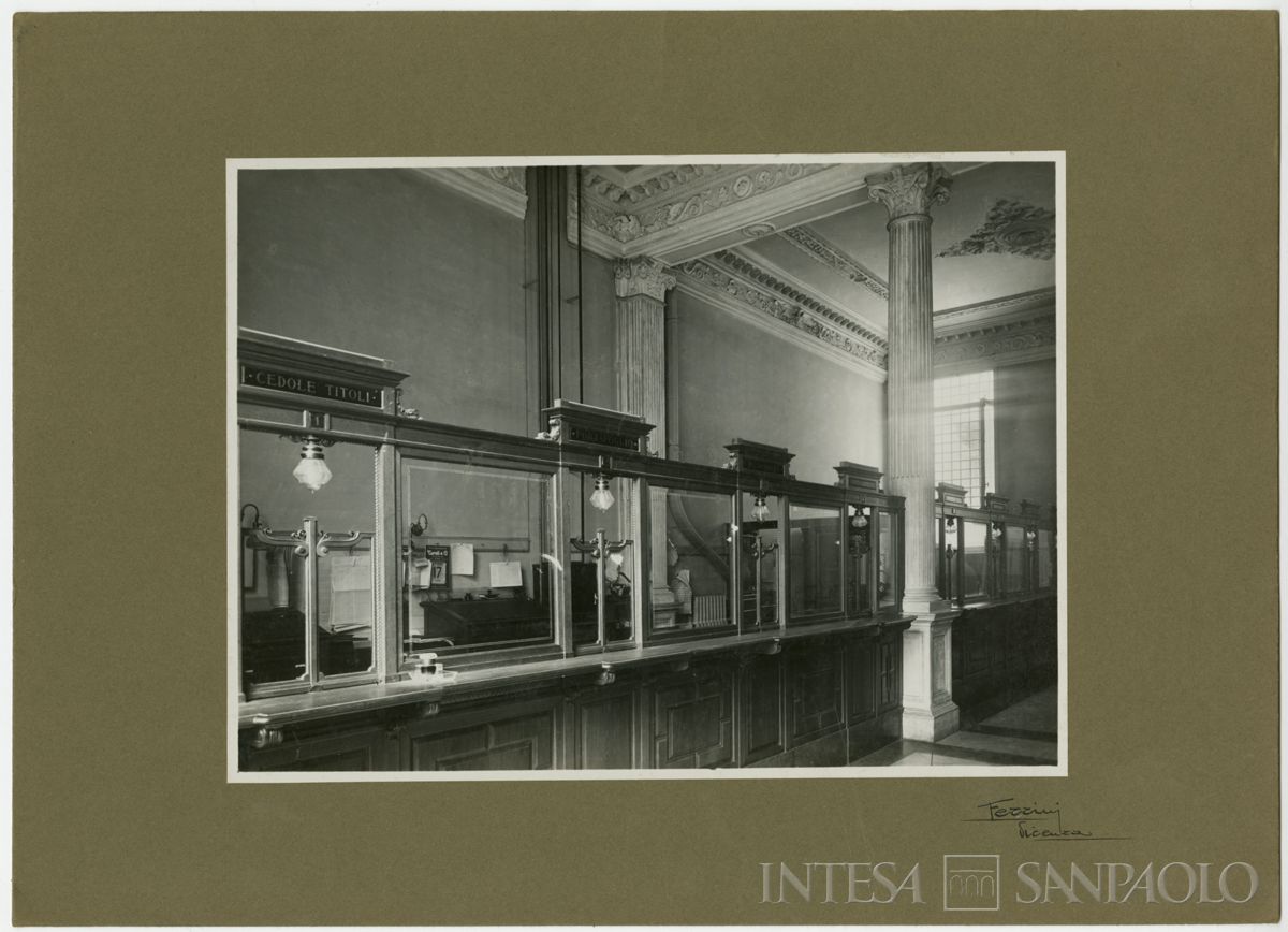 BCI, Vicenza: agenzia di Via Porti 12, anni 1920-1930 (foto Ferrini)