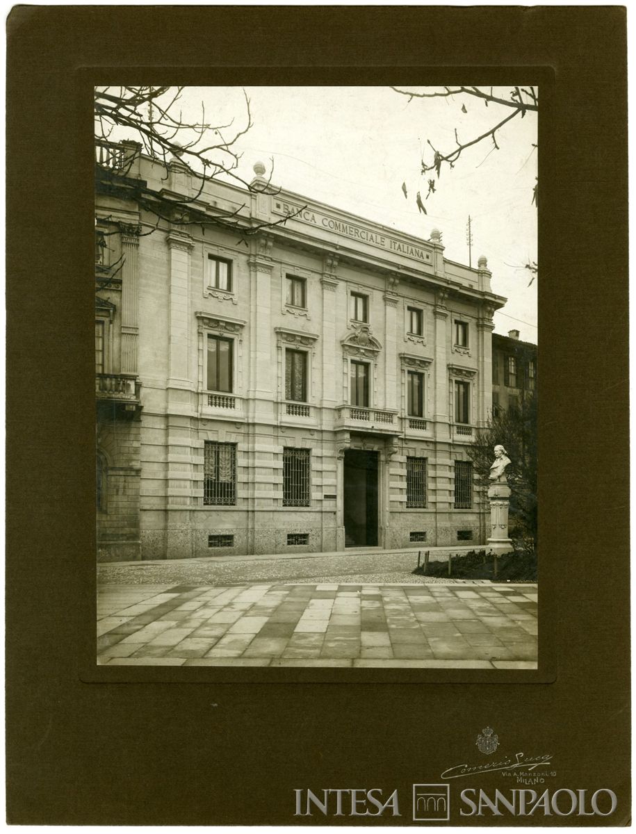 BCI, Bergamo: succursale di Piazza Cavour 9, 1909-1913 (Luca Comerio)