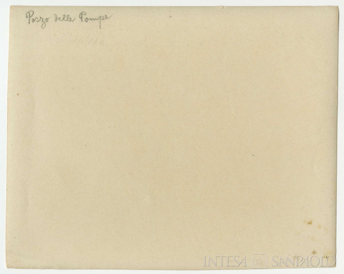 Miniera di Frongoch: pozzo delle pompe, 1898-1901 (Bernardino Nogara), verso