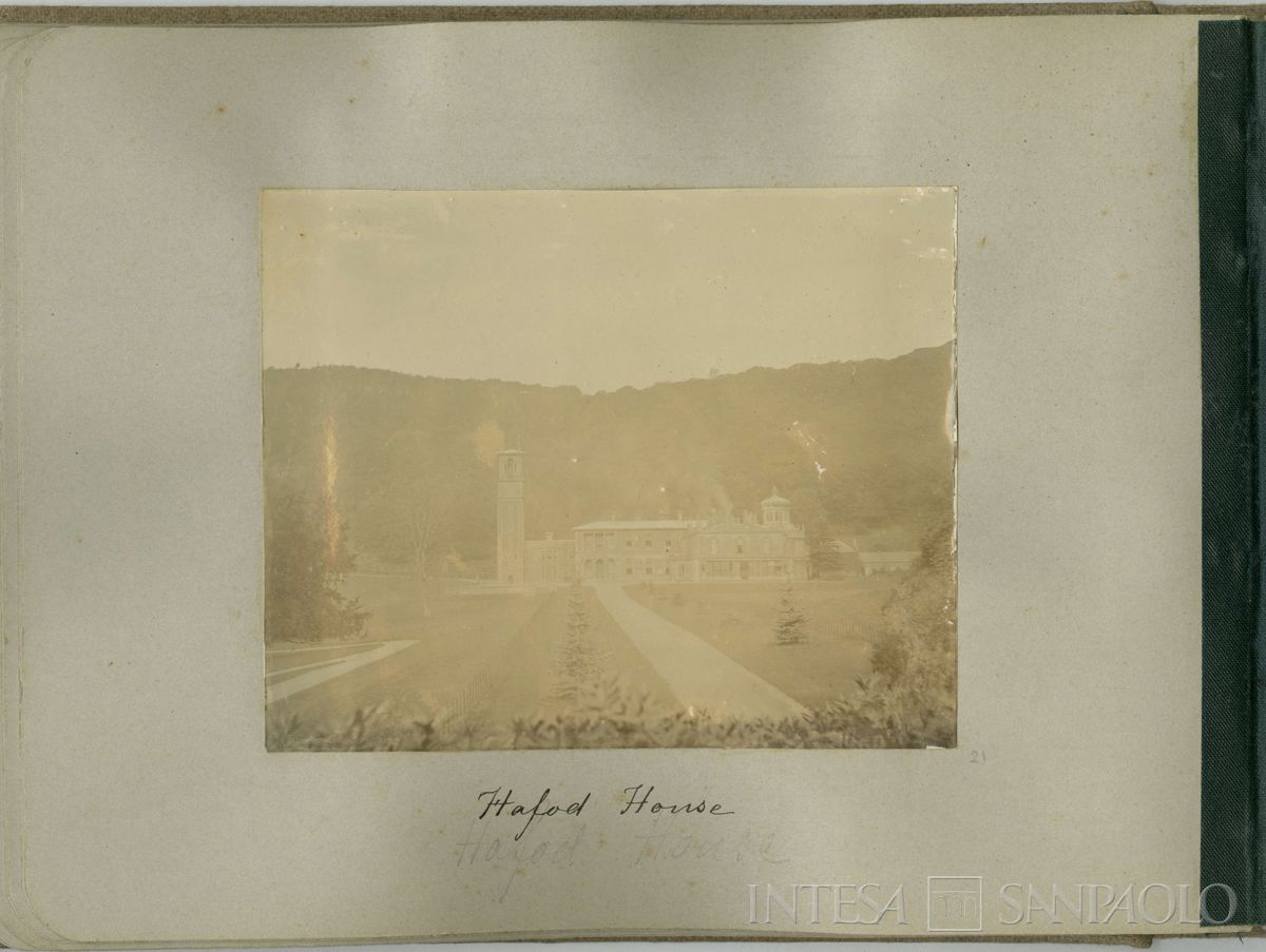Album del Galles: country house 'Hafod' di un lord inglese amico della famiglia Nogara, 1899 (fotografo sconosciuto)