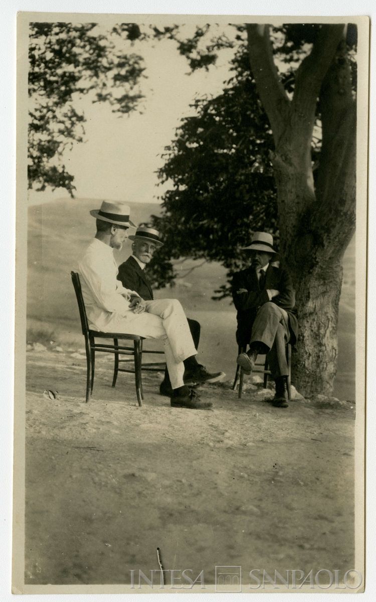 Bernardino Nogara in Sicilia presso le miniere dei Florio, 25 luglio 1917 - 29 luglio 1917 (fotografo sconosciuto)