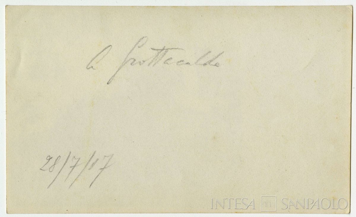 Bernardino Nogara in Sicilia presso le miniere dei Florio, 25 luglio 1917 - 29 luglio 1917 (fotografo sconosciuto), verso