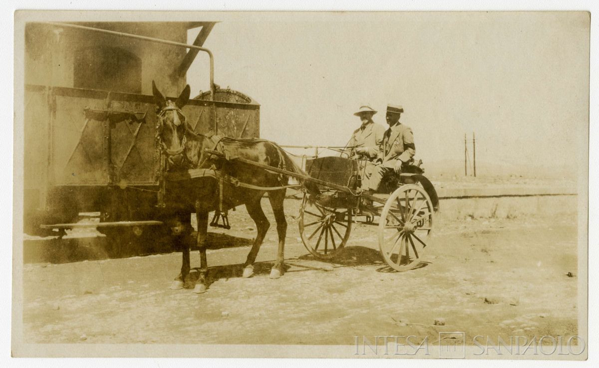 Bernardino Nogara in Sicilia presso le miniere dei Florio, 25 luglio 1917 - 29 luglio 1917 (fotografo sconosciuto)
