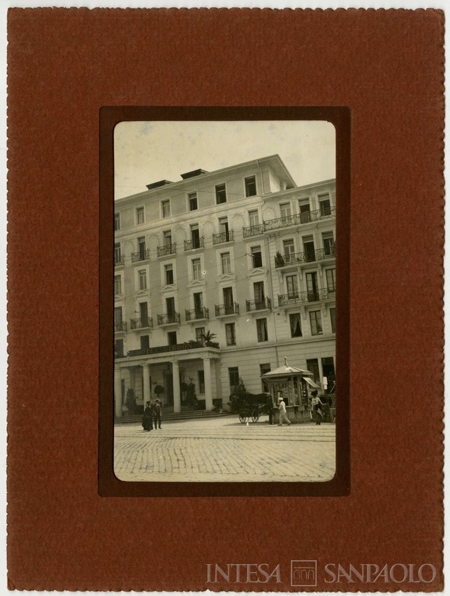 Conferenza per la pace di Ouchy: scorcio della città, 1912 (fotografo sconosciuto)