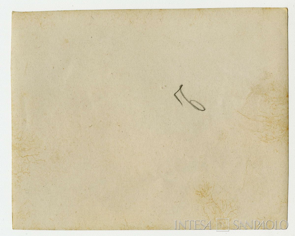 Paesaggio non identificato, 1896-1900 (fotografo sconosciuto), verso