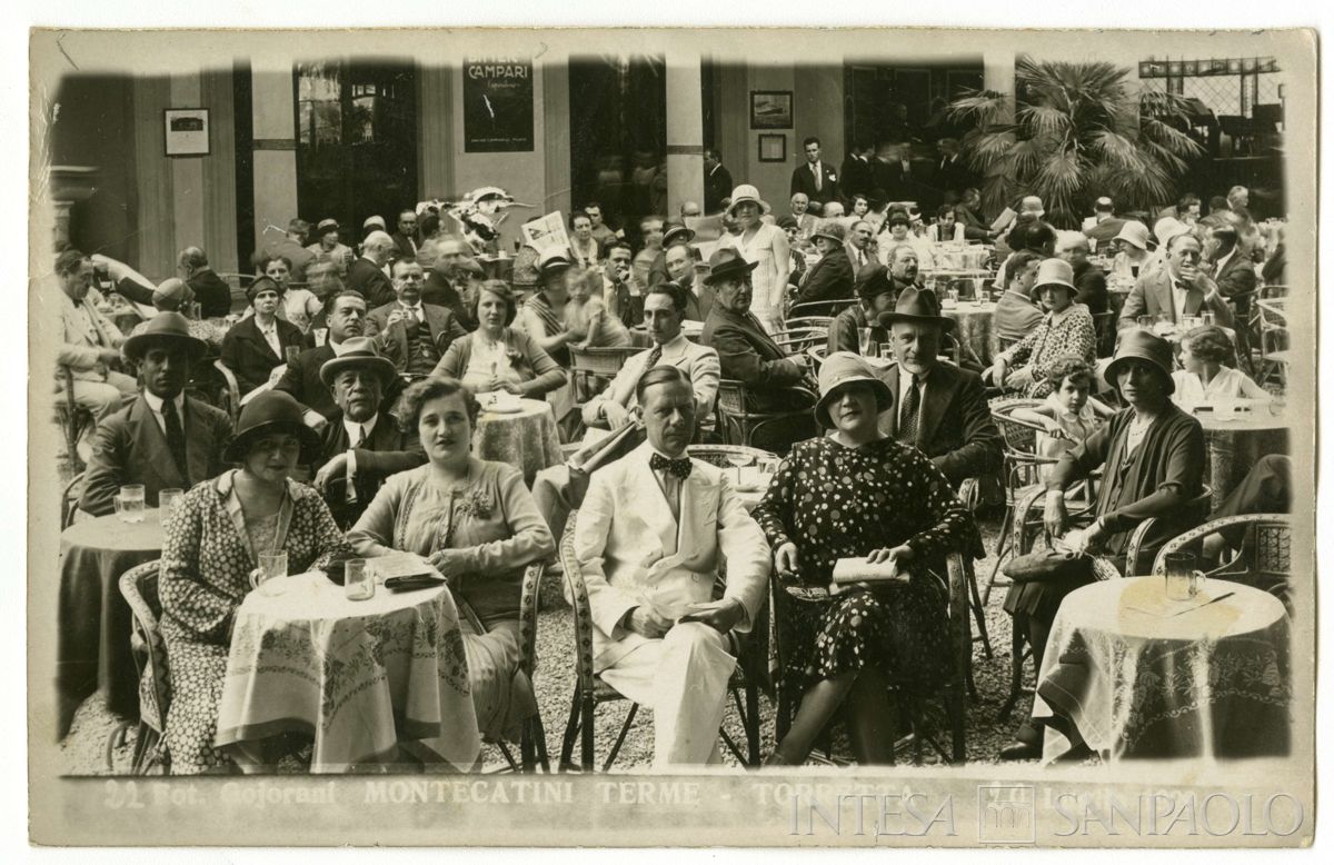 Nogara Bernardino e Ester a Montecatini Terme, 20 luglio 1929 (Goiorani)