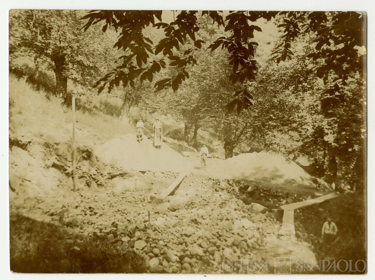 Scorcio della Valsassina, miniere di Introbio, agosto 1904 - 1920 (Giulio Martelli)