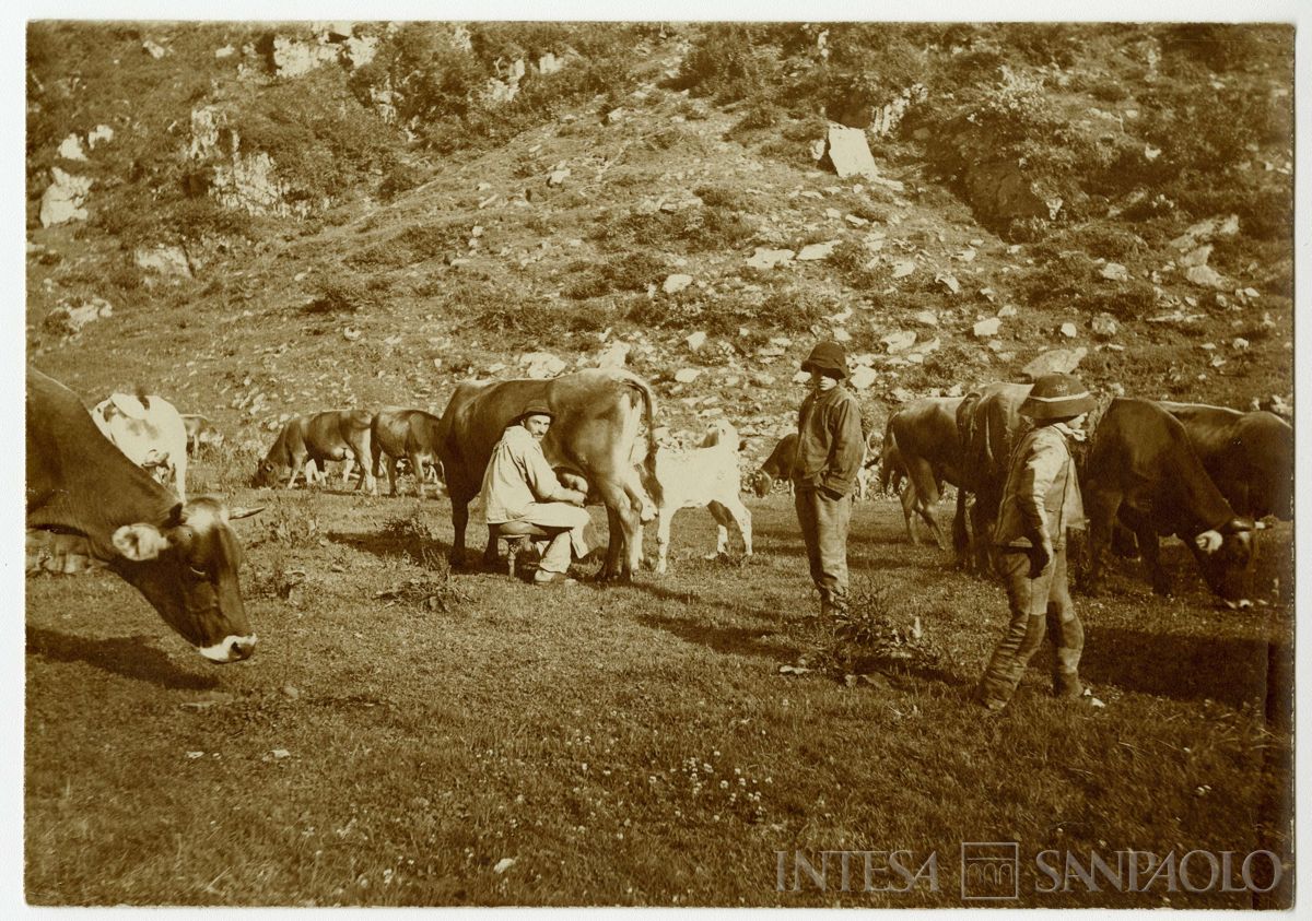 Scorcio della Valsassina, miniere di Introbio, agosto 1904 - 1920 (Giulio Martelli)
