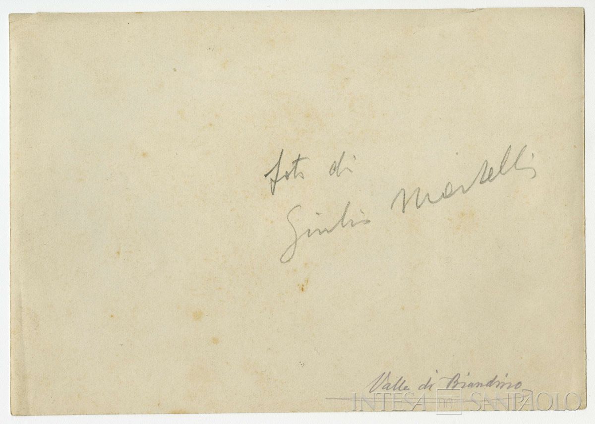 Scorcio della Valsassina, miniere di Introbio, agosto 1904 - 1920 (Giulio Martelli), verso