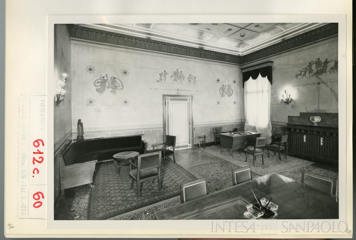 Palazzo Leoni Montanari, Sala Pompeiana, 1966 (Foto Tapparo & Trentin)