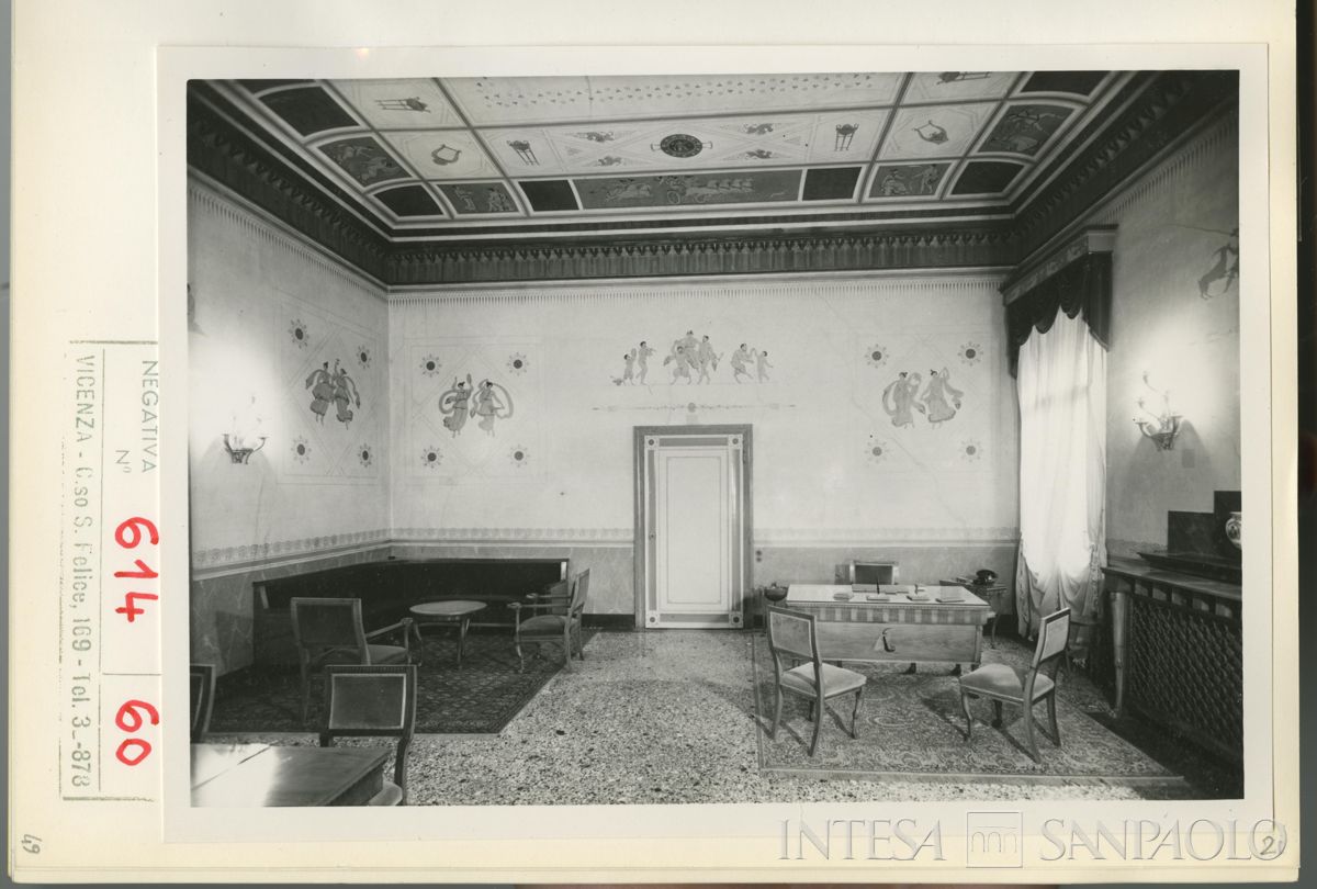 Palazzo Leoni Montanari, Sala Pompeiana, 1966 (Foto Tapparo & Trentin)