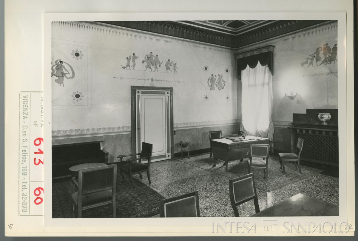 Palazzo Leoni Montanari, Sala Pompeiana, 1966 (Foto Tapparo & Trentin)