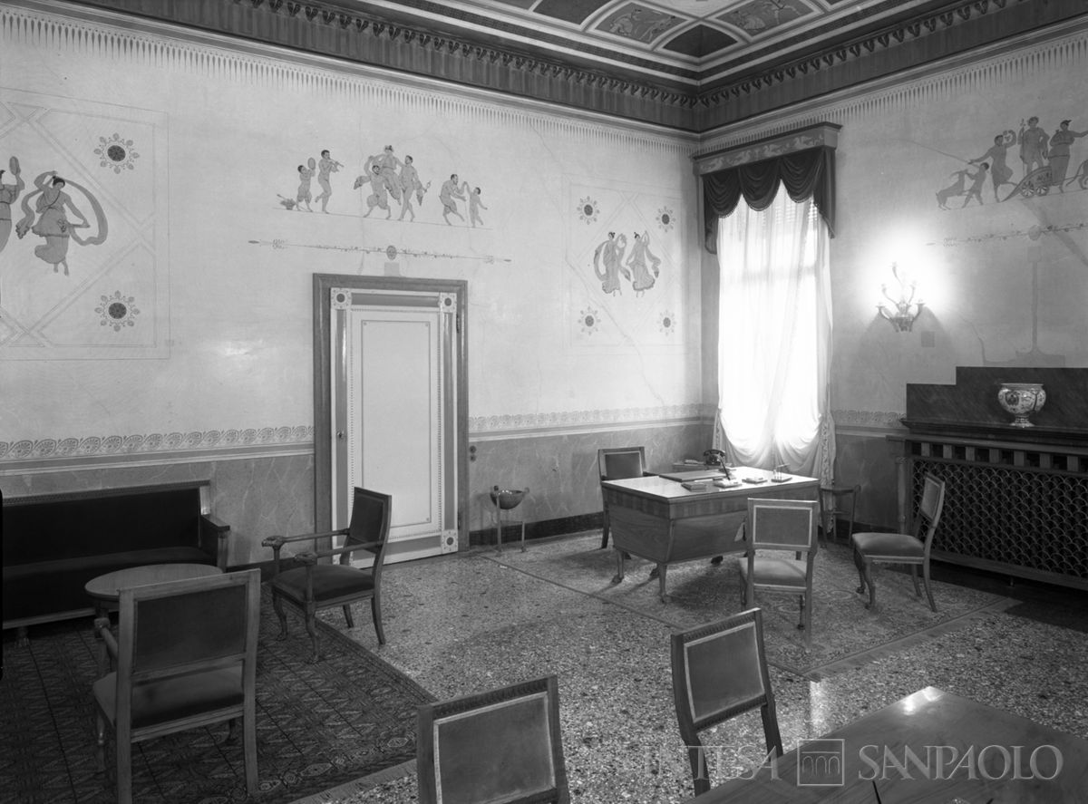 Palazzo Leoni Montanari, Sala Pompeiana, 1966 (Foto Tapparo & Trentin)