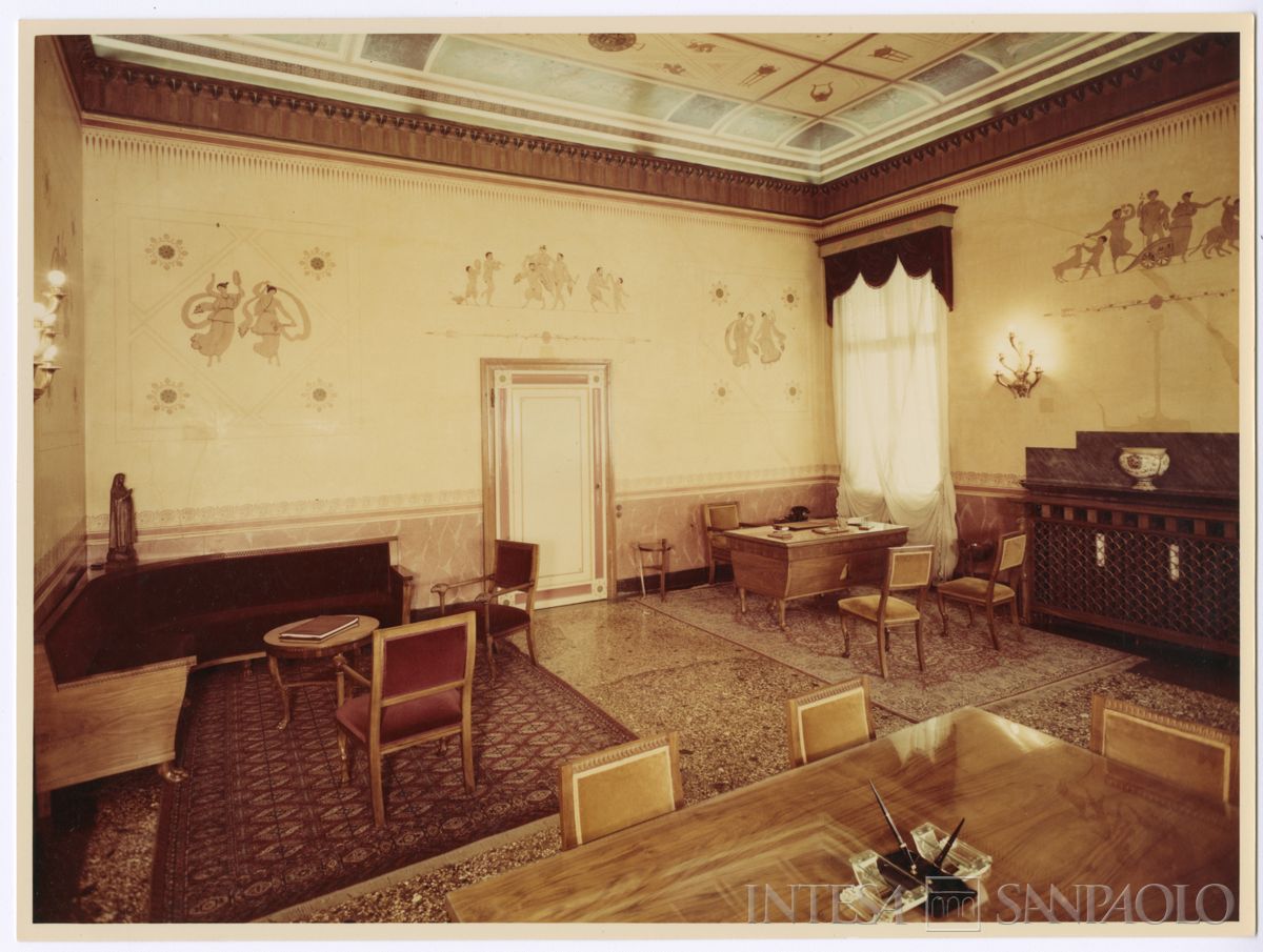 Palazzo Leoni Montanari, Sala Pompeiana, 1966 (Foto Tapparo & Trentin)