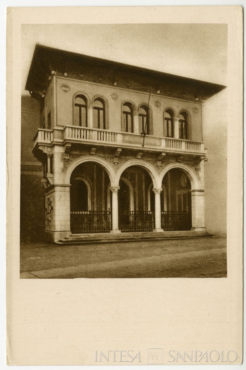 Cariplo, esterno della Sede di Brescia, 1926-1927 (Fot. Bottega d'Arte)