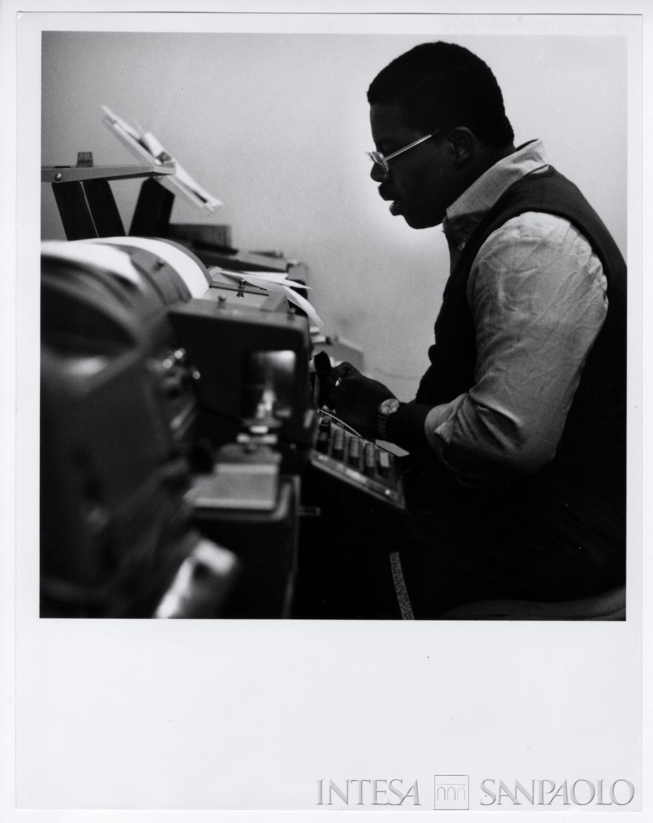 Banca Commerciale Italiana, New York: filiale di Park Avenue 280, marzo 1973 (foto di Alo Zanetta)