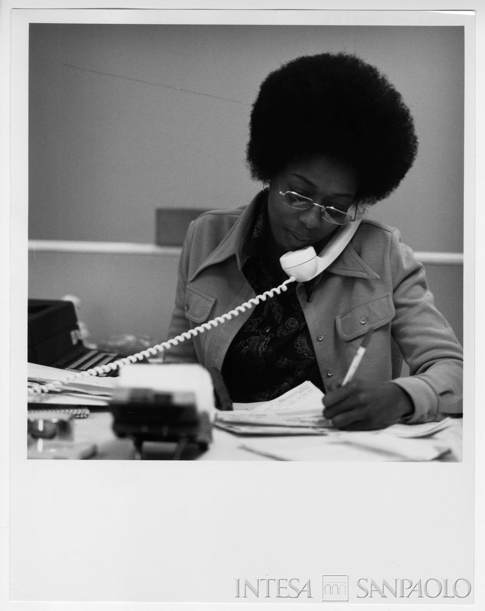 Banca Commerciale Italiana, New York: filiale di Park Avenue 280, marzo 1973 (foto di Alo Zanetta)