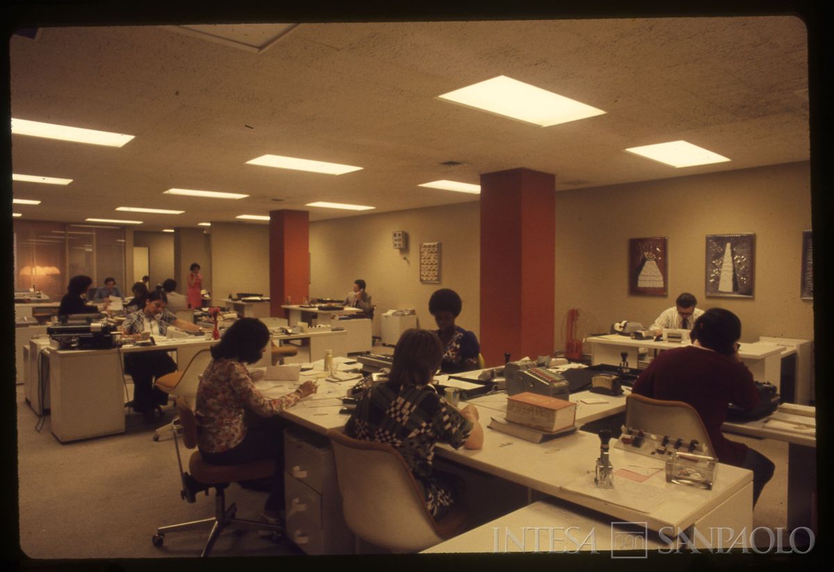 Banca Commerciale Italiana, New York: filiale di [One William Street], 1980-1984 (fotografo sconosciuto)