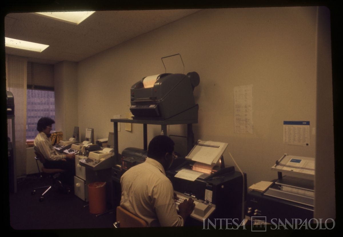 Banca Commerciale Italiana, New York: filiale di [One William Street], 1980-1984 (fotografo sconosciuto)