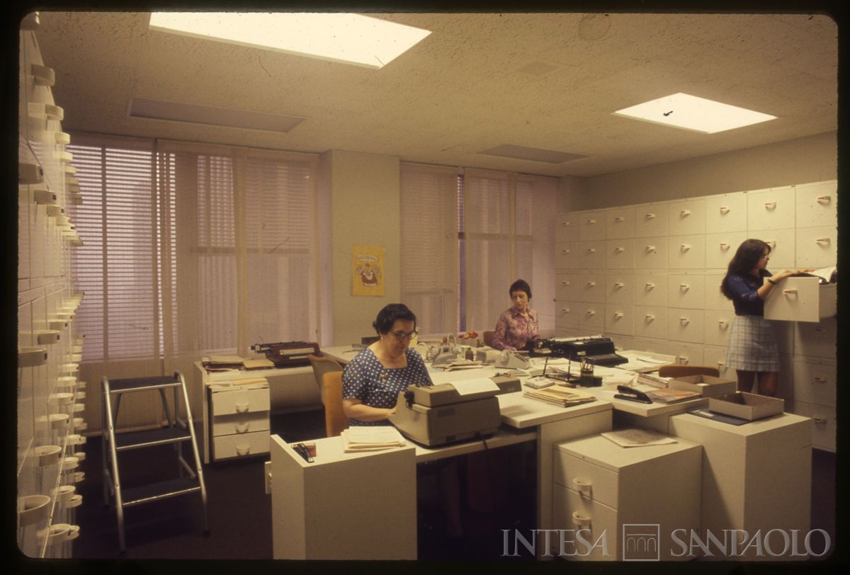 Banca Commerciale Italiana, New York: filiale di [One William Street], 1980-1984 (fotografo sconosciuto)