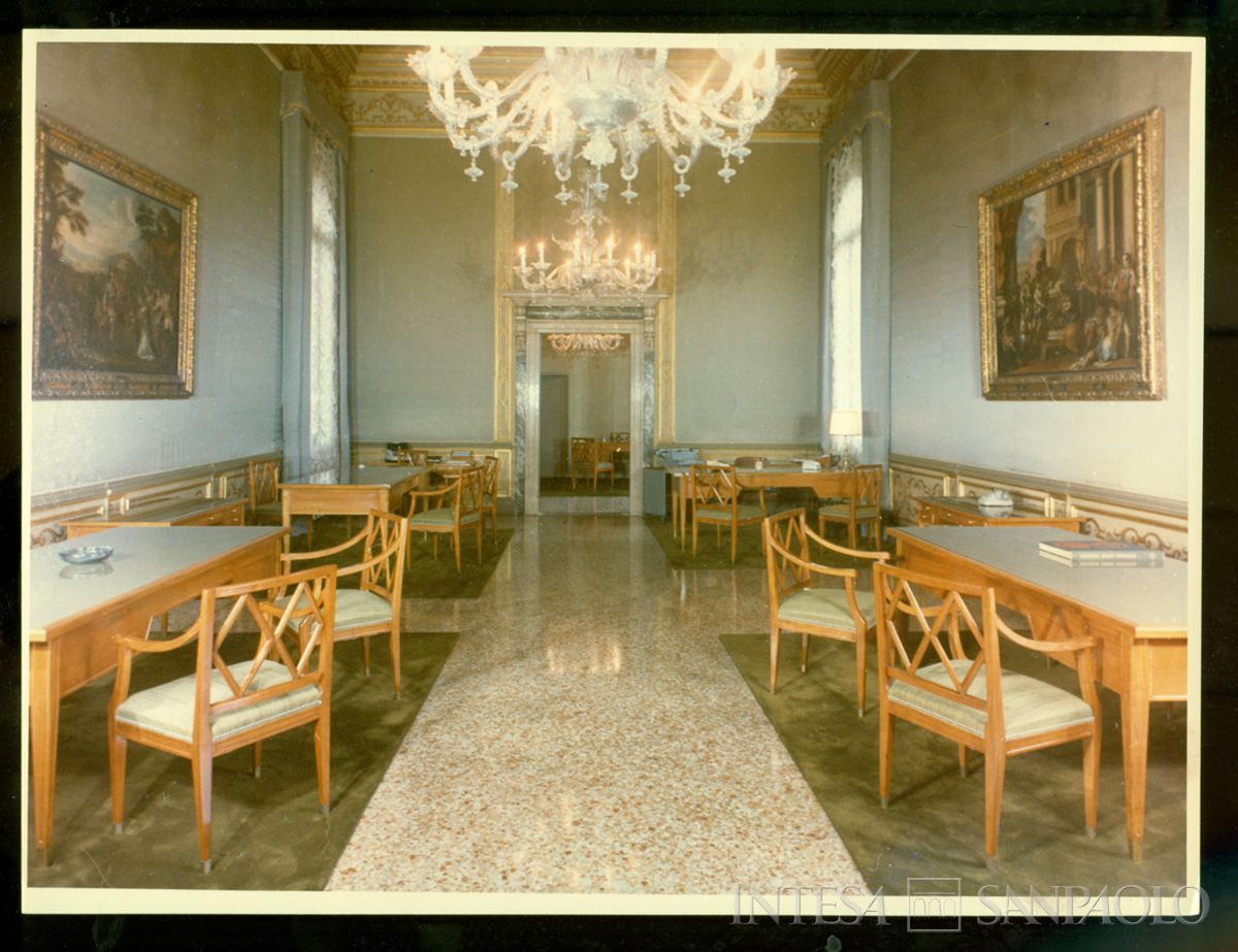 Sede regionale IMI a Venezia, Palazzo Contarini Corfù, 1965 circa (Giacomelli)