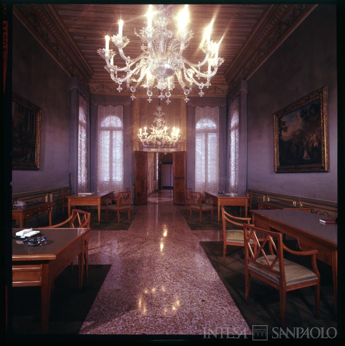 Sede regionale IMI a Venezia, Palazzo Contarini Corfù, 1965 circa (Giacomelli)
