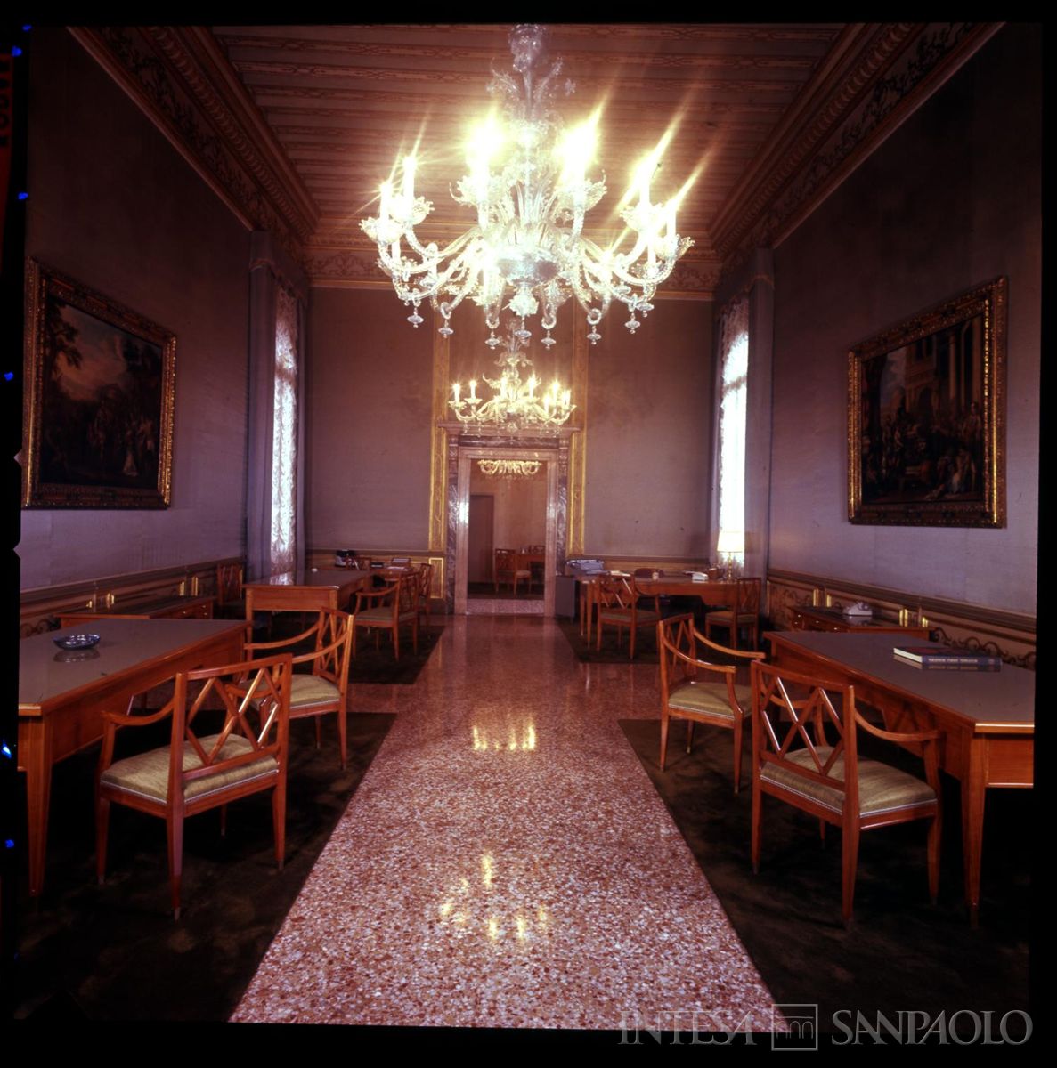 Sede regionale IMI a Venezia, Palazzo Contarini Corfù, 1965 circa (Giacomelli)