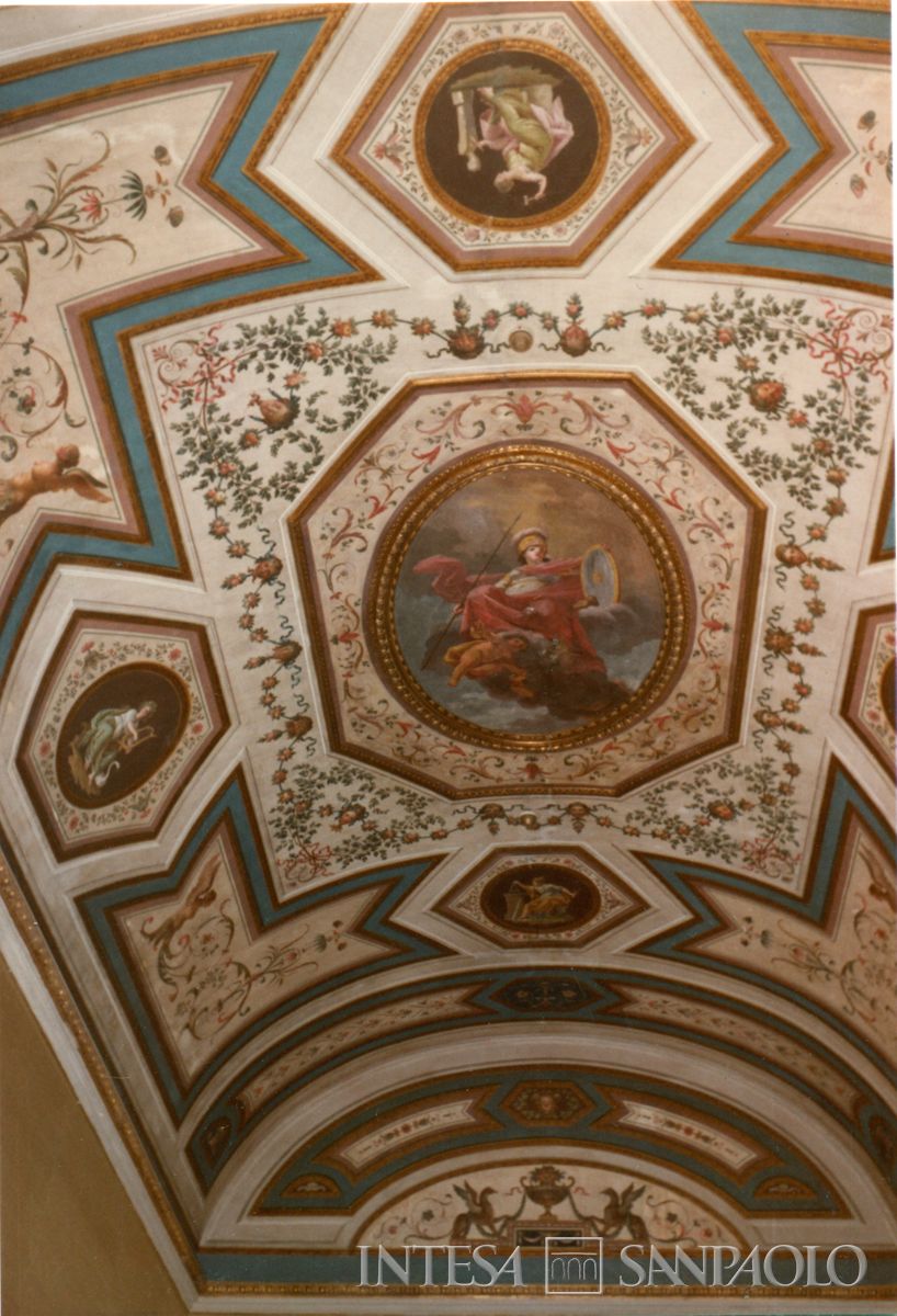 Ufficio di rappresentanza IMI di Roma, in Palazzo Bonaparte: salottino Letizia prima della ristrutturazione, [1892] (fotografo sconosciuto)