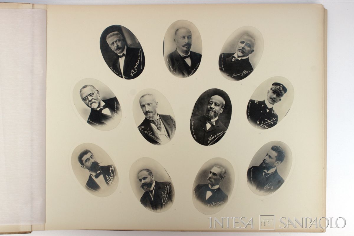 Album sul terremoto di Messina e Reggio Calabria. Ritratti dei ministri del III Governo Giolitti (1906-1909), 1909 (Biagio Giarmoleo editore)