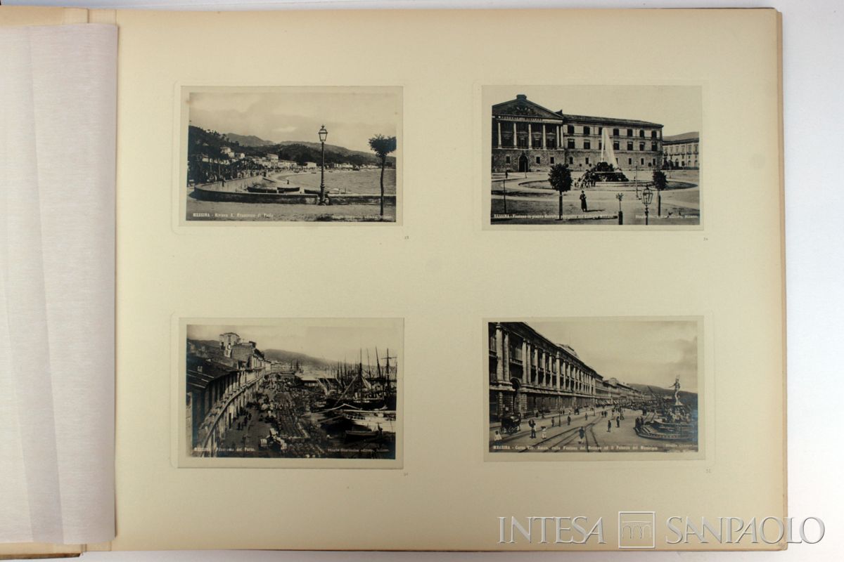 Album sul terremoto di Messina e Reggio Calabria. Scorci di Messina prima del terremoto del 28 dicembre 1908 (Biagio Giarmoleo editore)