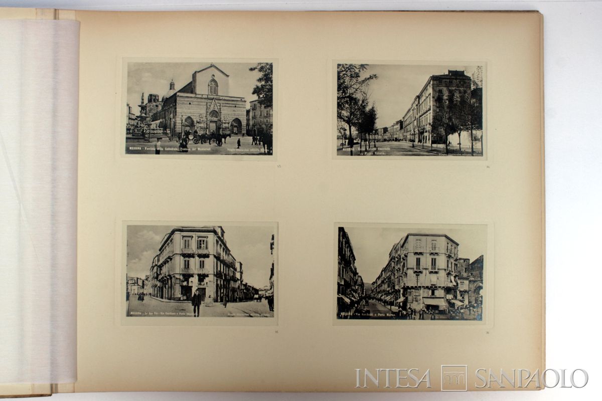 Album sul terremoto di Messina e Reggio Calabria. Scorci di Messina prima del terremoto del 28 dicembre 1908 (Biagio Giarmoleo editore)
