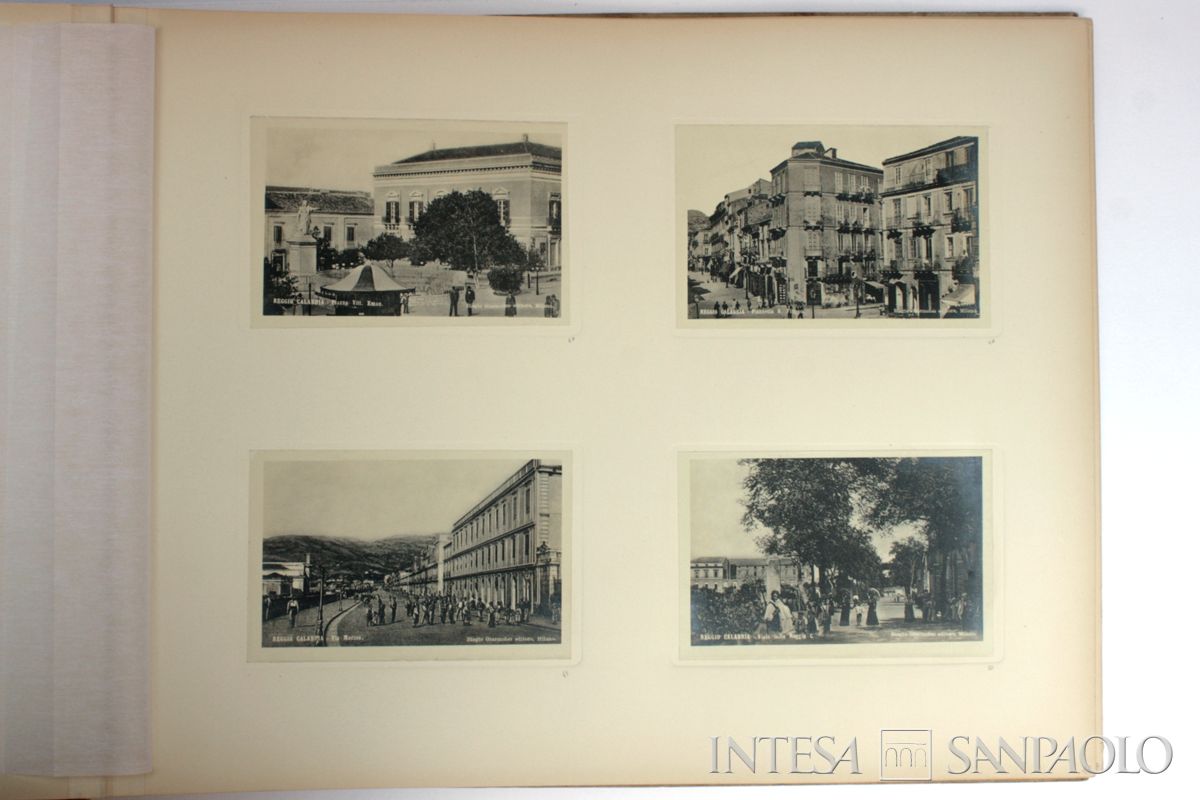 Album sul terremoto di Messina e Reggio Calabria. Scorci di Reggio Calabria prima del terremoto del 28 dicembre 1908 (Biagio Giarmoleo editore)