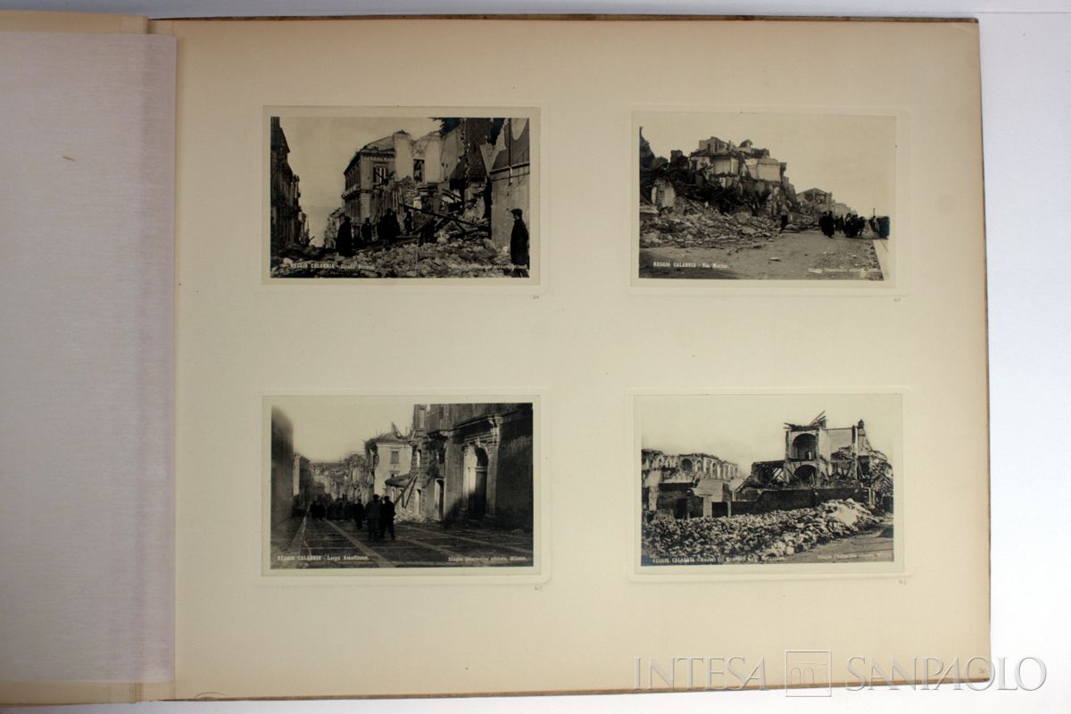 Album sul terremoto di Messina e Reggio Calabria. Scorci di Reggio Calabria dopo il terremoto del 28 dicembre 1908 (Biagio Giarmoleo editore)